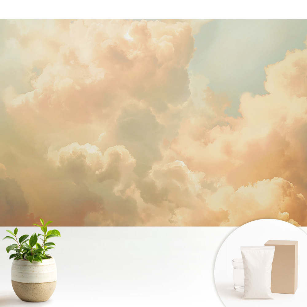 Tapeta fotograficzna flizelinowa Pastelowe chmury marzenia spokój