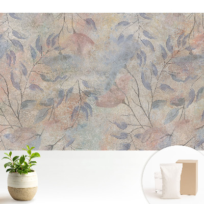 Fototapeta z nadrukiem na flizelinie Subtelne gałązki i liście