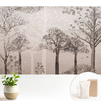 Fototapeta z nadrukiem na flizelinie Kojący leśny krajobraz