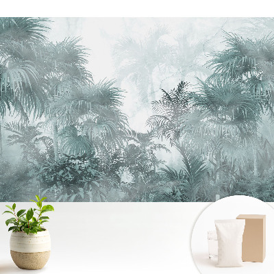 Fototapeta na wymiar do sypialni Tropikalny las mglisty
