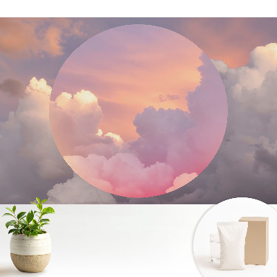 Fototapeta na wymiar do sypialni Pastelowa chmurna harmonia