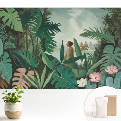 Fototapeta Tropikalna sceneria roślinna harmonia