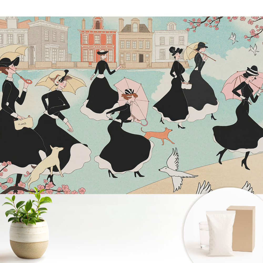 Fototapeta flizelinowa do salonu Elegancka klasyka retro