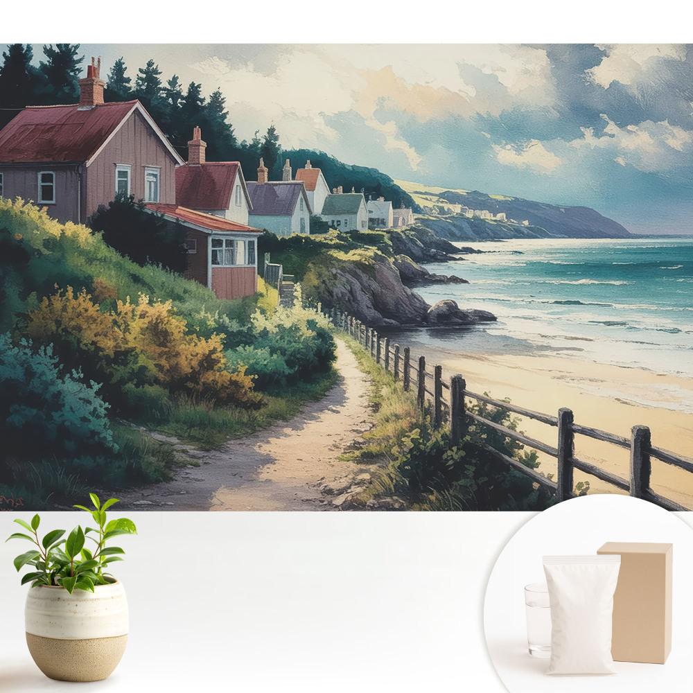 Fototapeta do salonu Nadmorska idyllaprzytulna i urokliwa