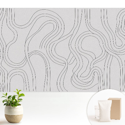 Fototapeta na wymiar do sypialni Abstrakcyjne linie organiczne