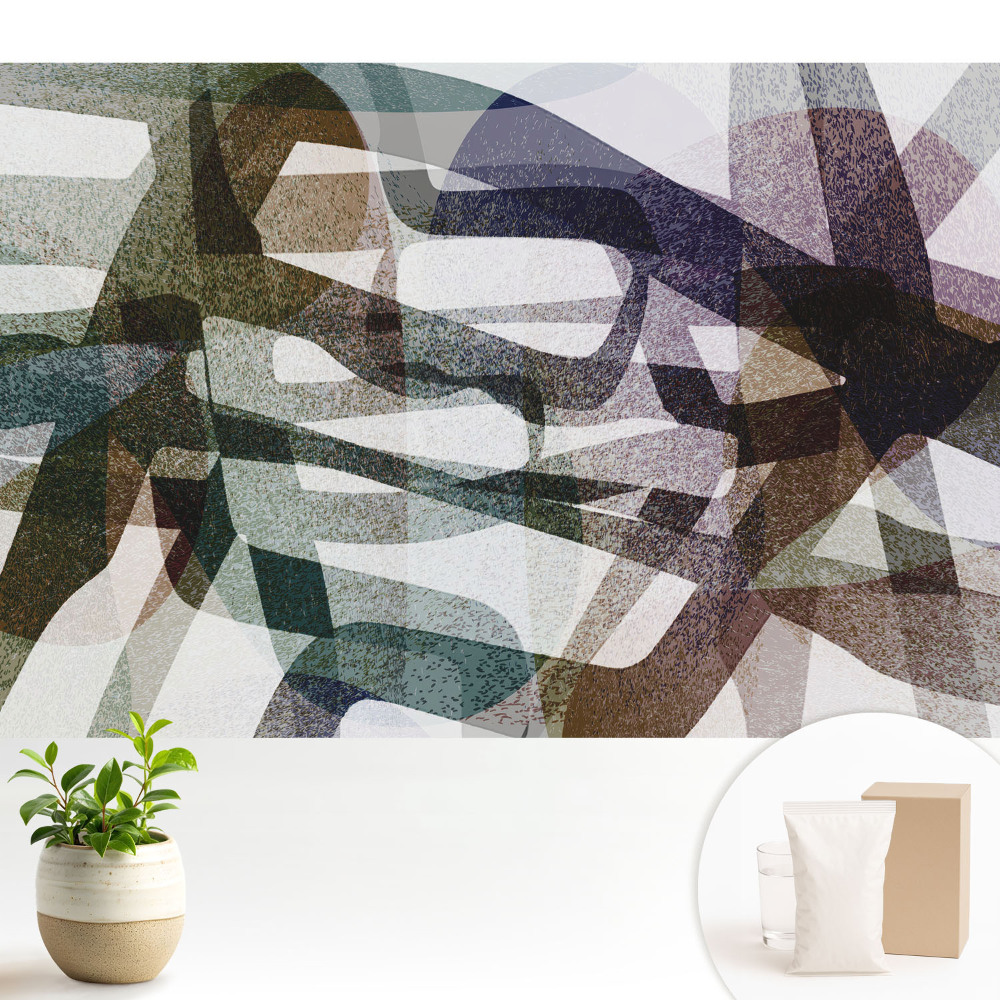 Tapeta fotograficzna flizelinowa Energetyczne łuki i linie w abstrakcji