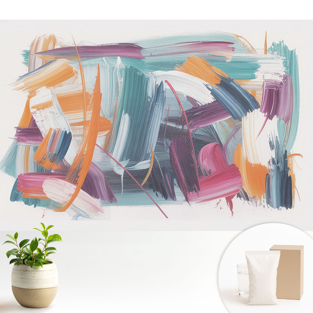 Tapeta fotograficzna flizelinowa Kolorowa abstrakcja pełna energii