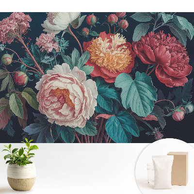 Tapeta fotograficzna flizelinowa Kwiaty klasyka harmonia