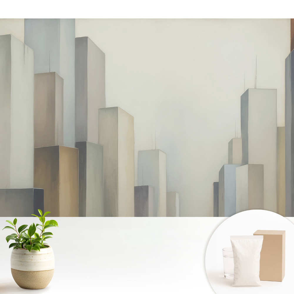 Fototapeta na wymiar do sypialni Nowoczesna panorama miasta