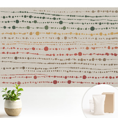 Nowoczesna fototapeta na wymiar Kolorowe linie i kropki