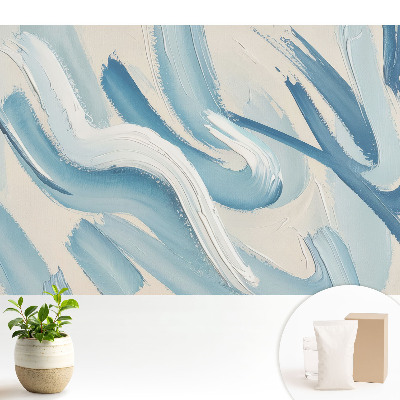 Fototapeta do salonu Niebieskie smugi abstrakcyjne tło