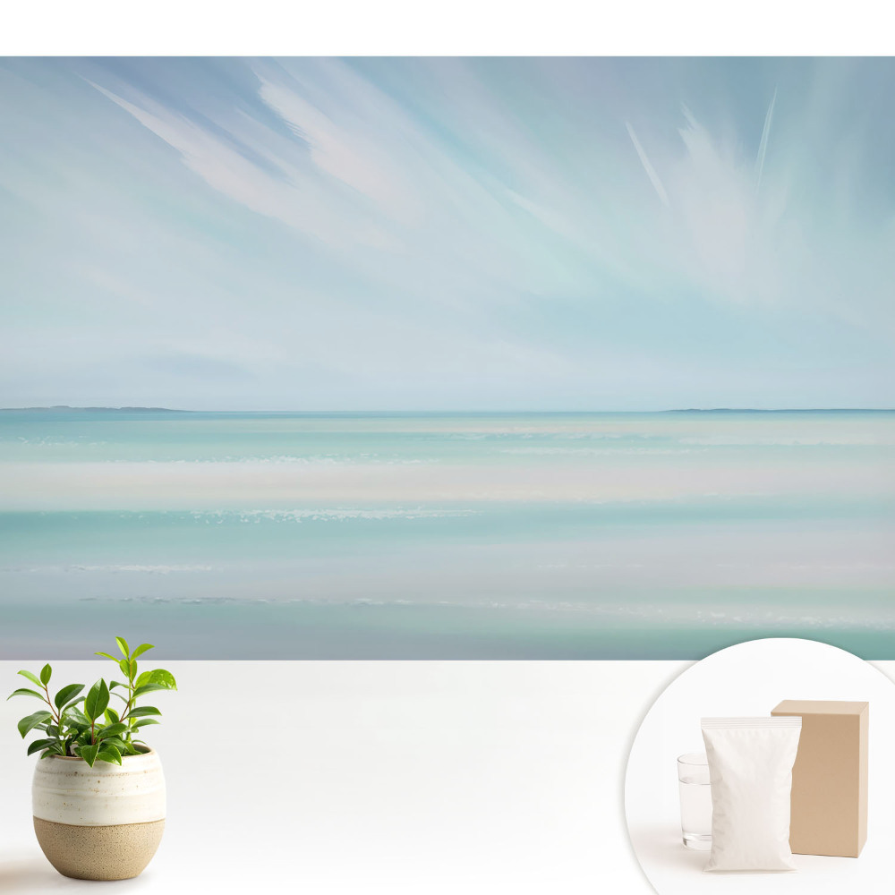 Fototapeta na wymiar do sypialni Pastelowe niebo i morze harmonia