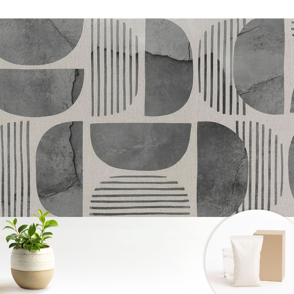 Fototapeta z nadrukiem na flizelinie Geometryczne wzory minimalistyczne formy