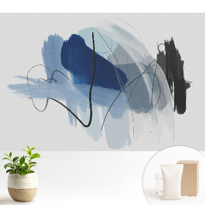 Fototapeta z nadrukiem na flizelinie Abstrakcyjne linie i kolory w nowoczesnym stylu