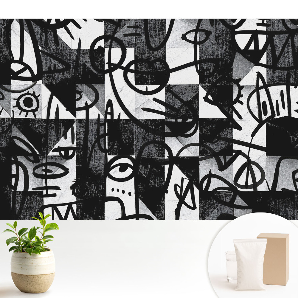 Fototapeta flizelinowa do salonu Abstrakcyjne linie i kształty