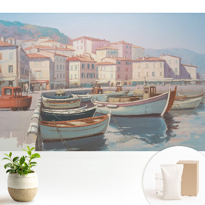 Fototapeta do salonu Klasyczna marina spokój symetria