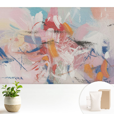 Fototapeta na wymiar do sypialni Kolorowe abstrakcyjne pociągnięcia