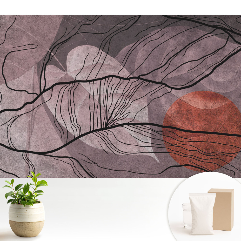 Fototapeta do salonu Abstrakcyjne linie dynamiczny okrąg