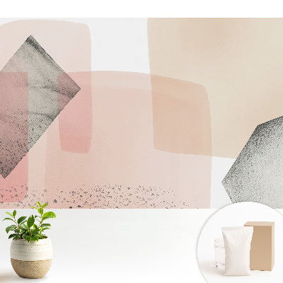 Fototapeta do salonu Subtelna geometria pastelowych kształtów