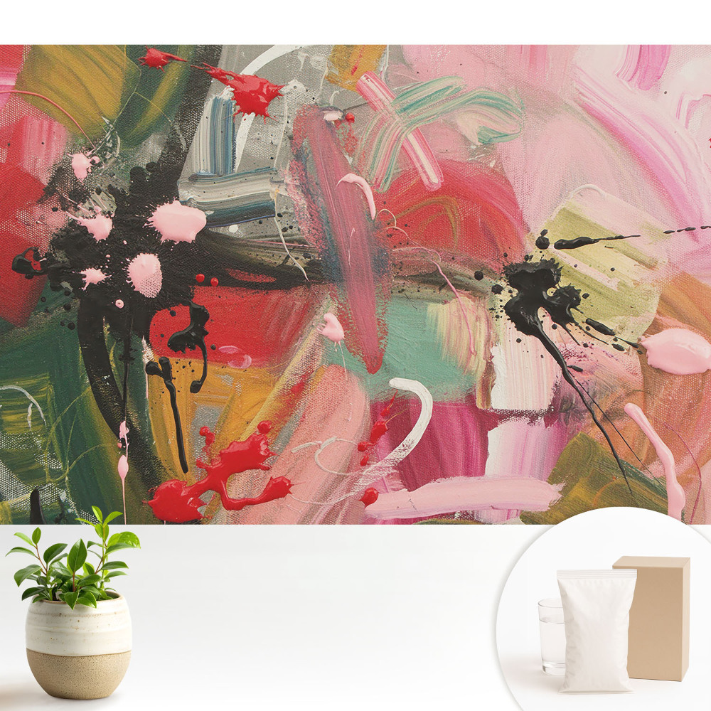 Tapeta fotograficzna flizelinowa Dynamiczna abstrakcja pełna ekspresji