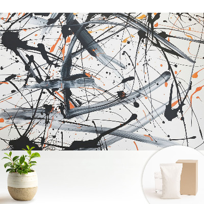 Fototapeta z nadrukiem na flizelinie Abstrakcyjne dynamiczne linie i rozpryski