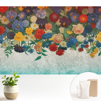 Fototapeta z nadrukiem na flizelinie Kwiatowy motyw rustykalny harmonia.