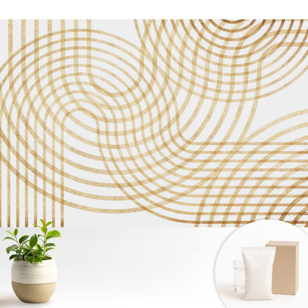 Nowoczesna fototapeta na wymiar Plecionka dynamiczna geometryczna elegancja