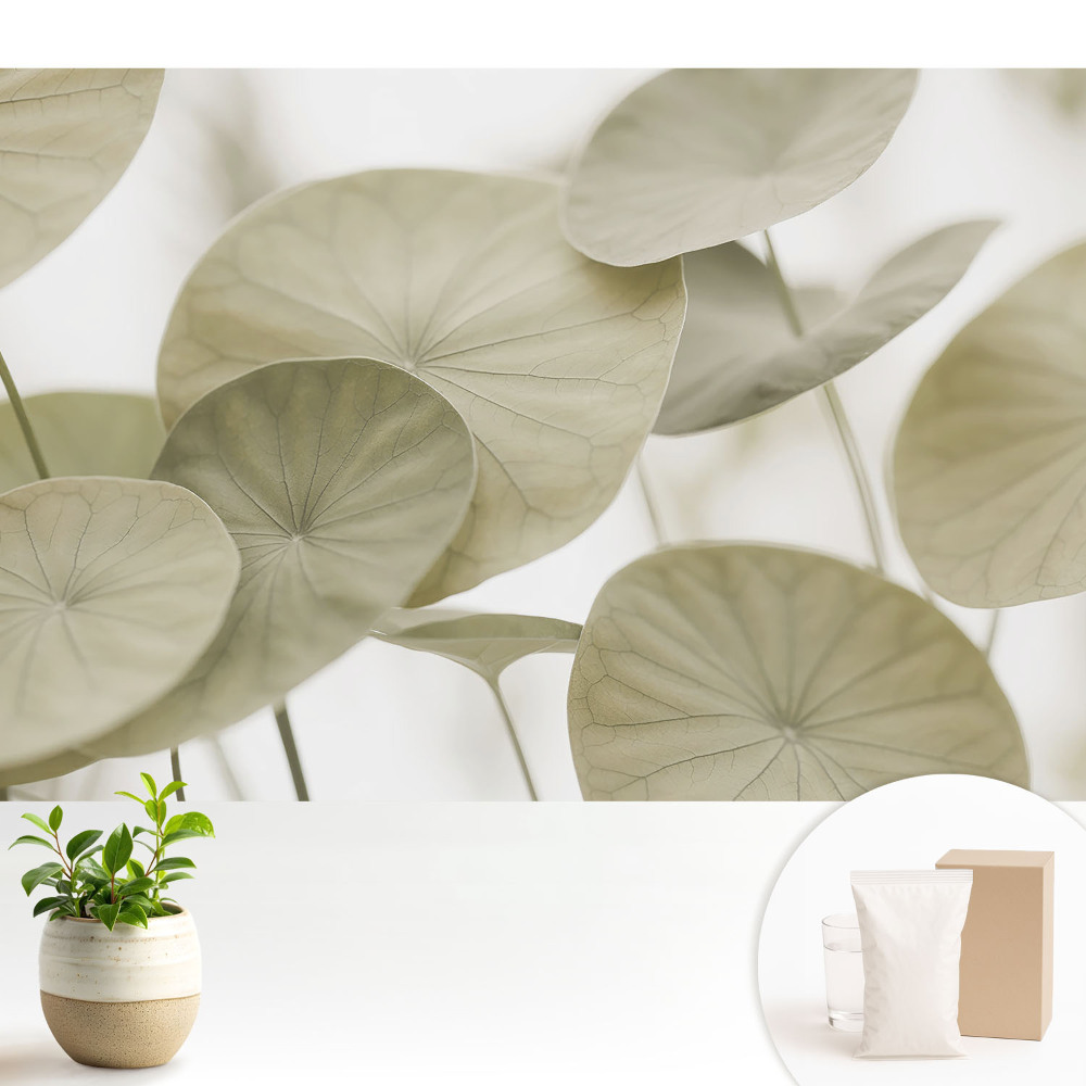 Tapeta fotograficzna flizelinowa Liście w minimalistycznym stylu