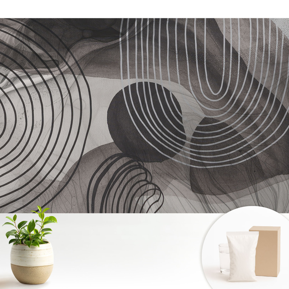 Fototapeta na wymiar do sypialni Geometryczne linie kontrastowe szarości