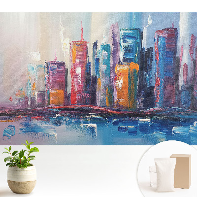Fototapeta do salonu Miejska abstrakcja kolorów