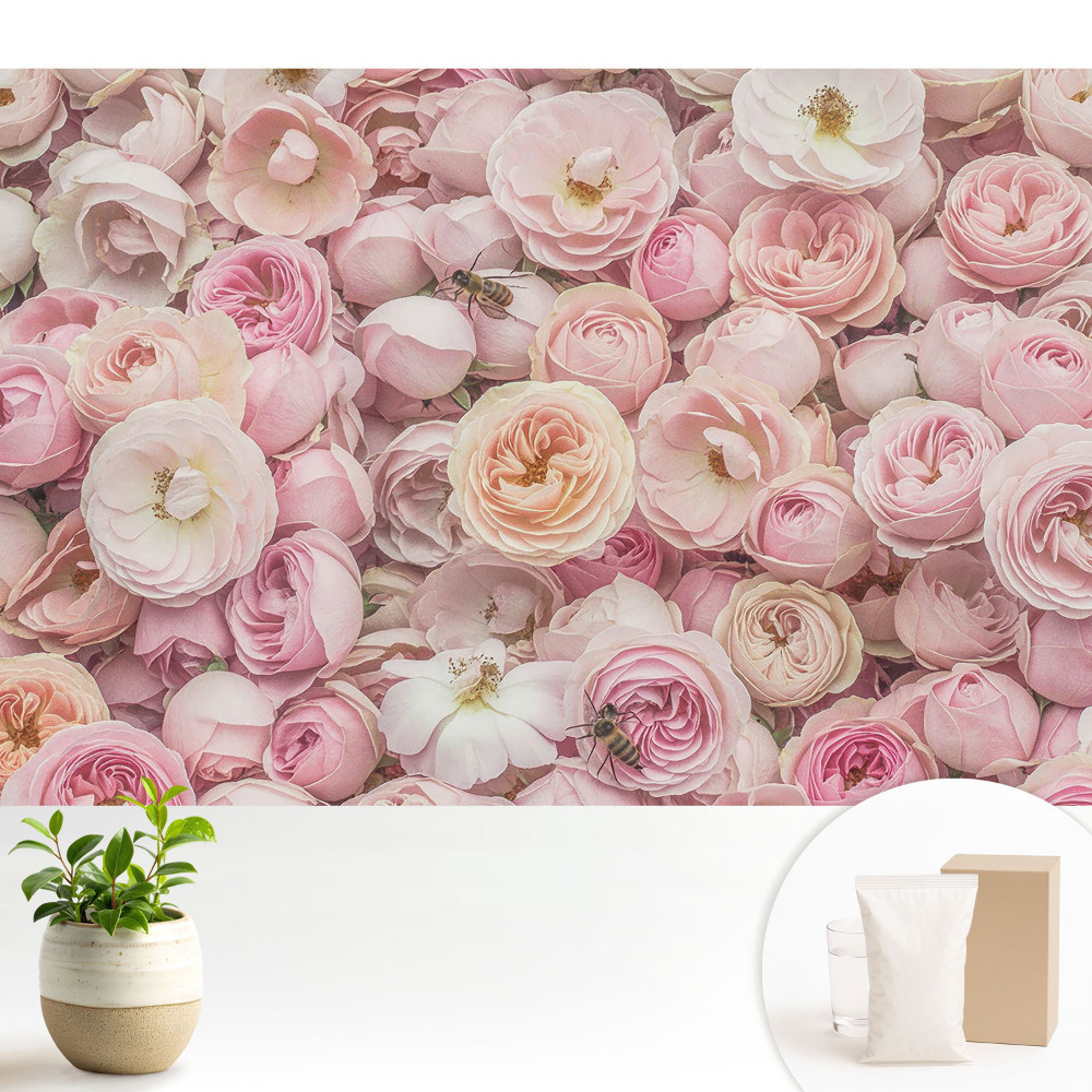 Fototapeta na wymiar do sypialni Kwiatowa kompozycja pełna harmonii