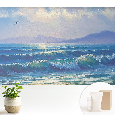 Fototapeta Oceaniczna harmonia fale góry