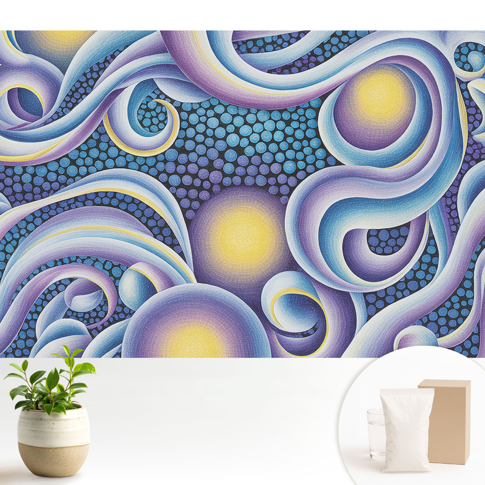 Fototapeta na wymiar do sypialni Abstrakcyjne kolorowe wiry