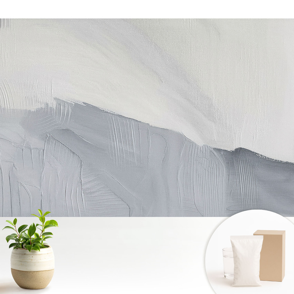 Fototapeta z nadrukiem na flizelinie Delikatna abstrakcja szarości