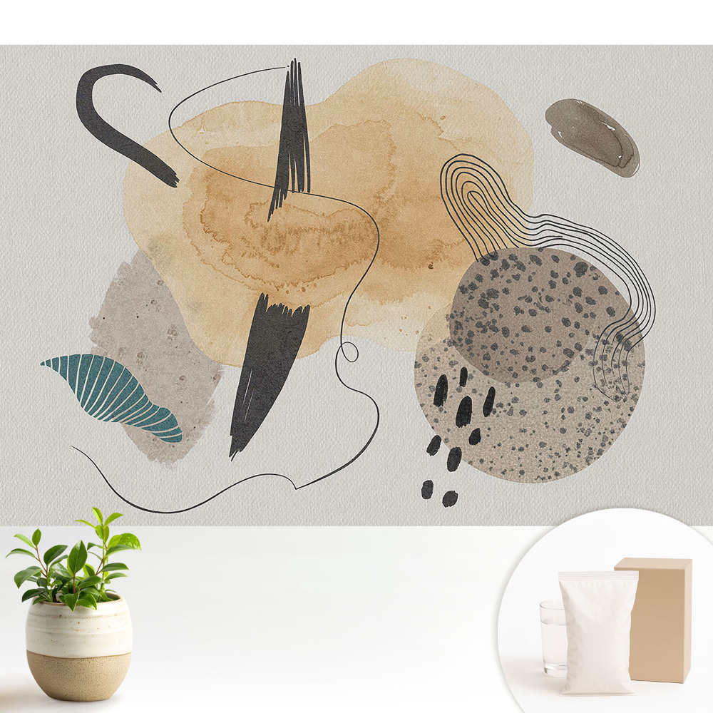 Fototapeta do salonu Kolorowa abstrakcja nowoczesne formy