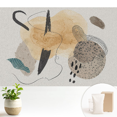 Fototapeta do salonu Kolorowa abstrakcja nowoczesne formy