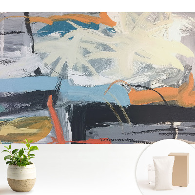 Nowoczesna fototapeta na wymiar Abstrakcyjna dynamiczna kompozycja kolorów