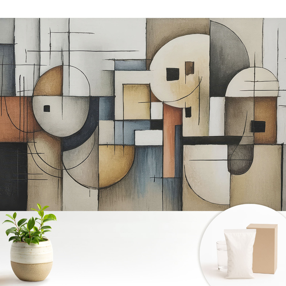 Fototapeta na wymiar do sypialni Abstrakcyjne geometryczne formy