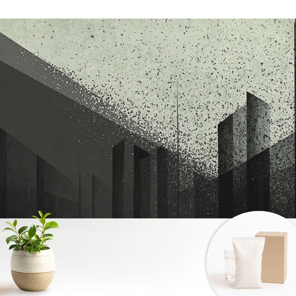 Fototapeta do salonu Nowoczesna abstrakcja miasta