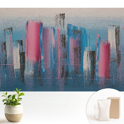 Tapeta fotograficzna flizelinowa Kolorowe pasy abstrakcyjne energetyczne