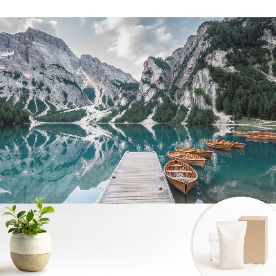 Fototapeta do salonu Relaks przy górskim jeziorze