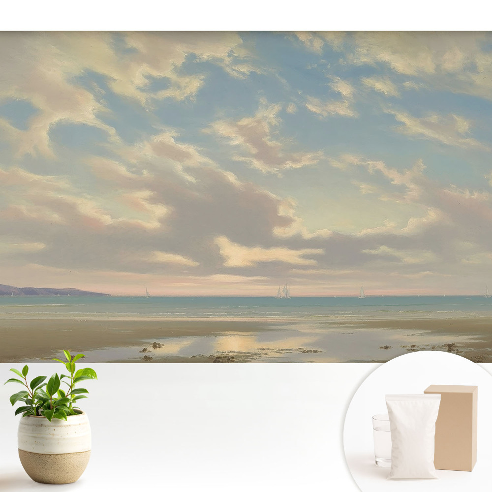 Fototapeta z nadrukiem na flizelinie Sielankowy nadmorski krajobraz