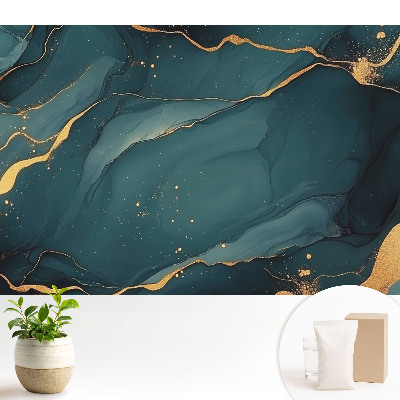 Tapeta fotograficzna flizelinowa Elegancka abstrakcja w ciemnoniebieskich tonach