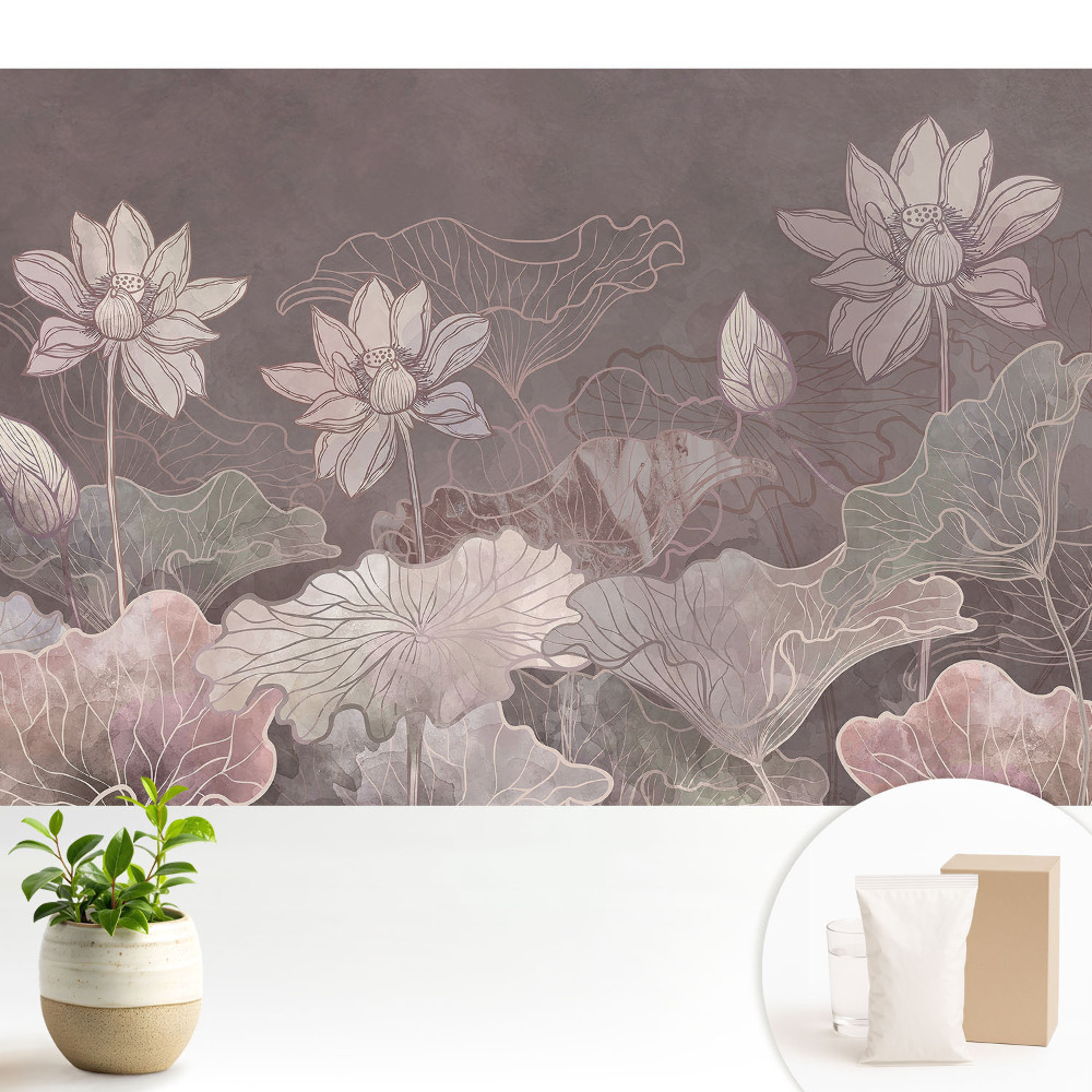 Fototapeta Kwiaty lotosu elegancja natury