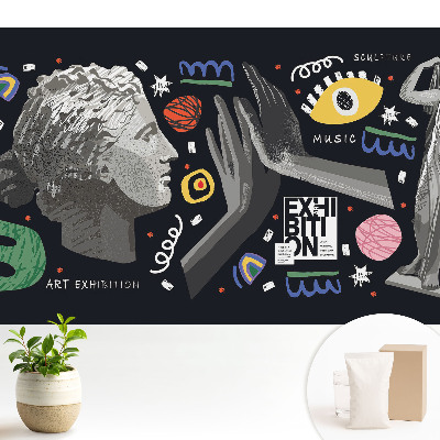 Fototapeta na wymiar do sypialni Abstrakcyjny motyw sztuki i muzyki