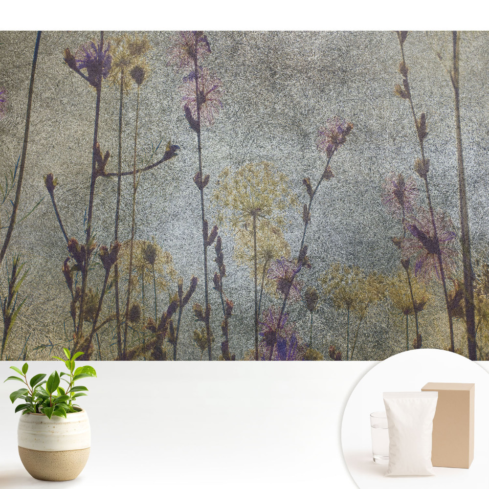 Fototapeta flizelinowa do salonu Eteryczne kwiaty polne