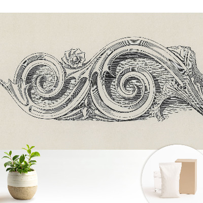 Tapeta fotograficzna flizelinowa Stylowy roślinny ornament klasyczny