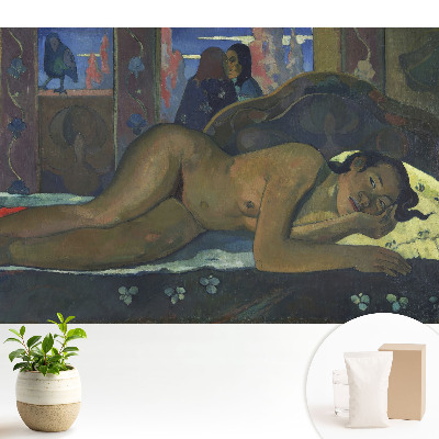 Fototapeta flizelinowa do salonu Egzotyczna kobieta w spokojnym wnętrzu