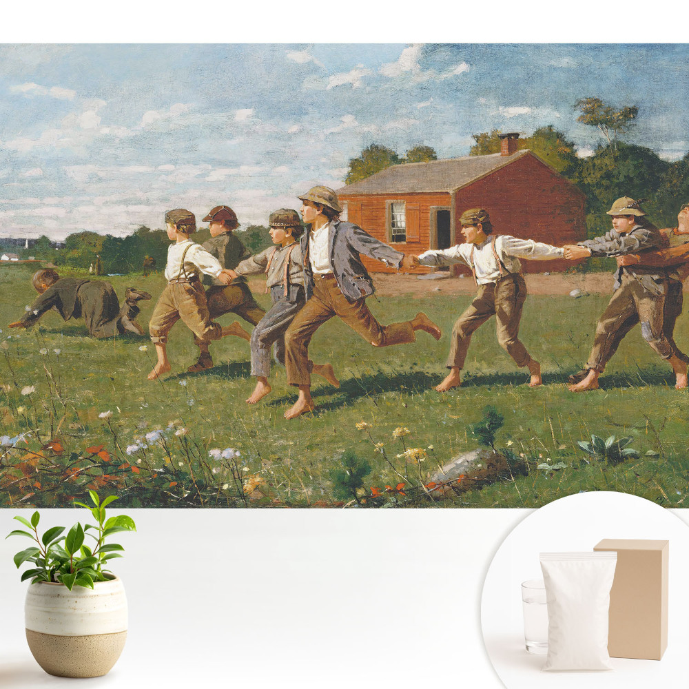 Nowoczesna fototapeta na wymiar Dziecięca zabawa na polanie