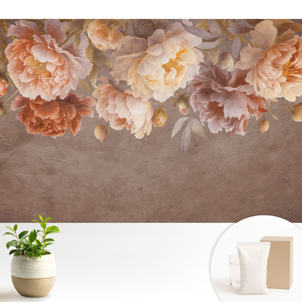 Fototapeta na wymiar do sypialni Romantyczne kwiatowe motywy klasyczne.